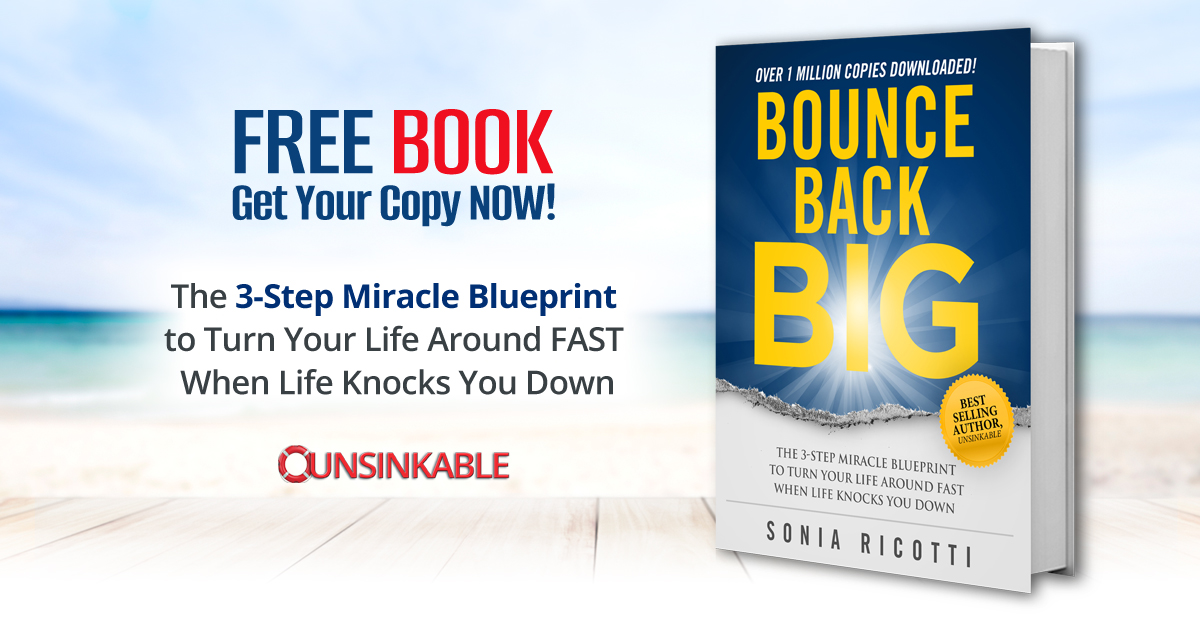 FREE BOOK Discover HOW to Bounce Back Quickly When Life Knocks You Down.